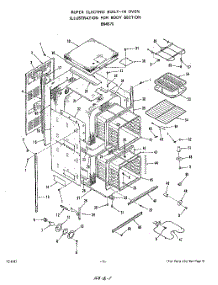 04 - Body parts for Roper Oven B9457X0 from AppliancePartsPros.com