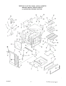 03 - Body parts for Roper Range S9507W0 from AppliancePartsPros.com
