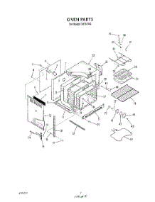 03 - Oven parts for Roper Range D9757W6 from AppliancePartsPros.com
