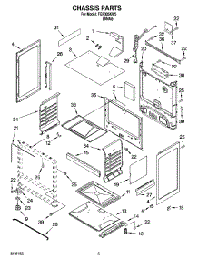 04 - Chassis Parts parts for Roper Range FGP305KW5 from AppliancePartsPros.com