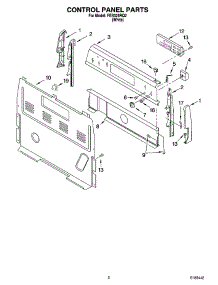 02 - Control Panel Parts parts for Roper Range FES325RQ2 from AppliancePartsPros.com