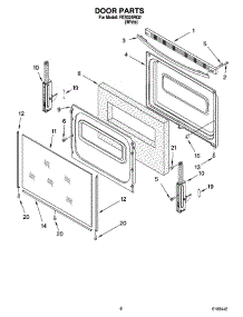 05 - Door Parts, Optional Parts parts for Roper Range FES325RQ2 from AppliancePartsPros.com
