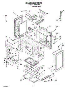04 - Chassis Parts parts for Roper Range FGS326RD2 from AppliancePartsPros.com