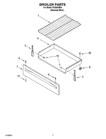 05 - Broiler Parts parts for Roper Range FGS326RD2 from AppliancePartsPros.com