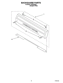 04 - Backguard Parts parts for Roper Range FGP245KQ1 from AppliancePartsPros.com