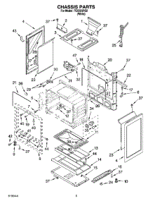 04 - Chassis Parts parts for Roper Range FGS325RQ2 from AppliancePartsPros.com