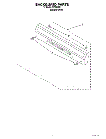 04 - Backguard Parts parts for Roper Range FEP210KQ1 from AppliancePartsPros.com