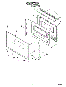 05 - Door Parts, Optional Parts parts for Roper Range RME32302 from AppliancePartsPros.com