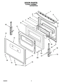 04 - Door Parts parts for Roper Range FES356RD2 from AppliancePartsPros.com