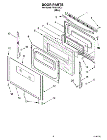 06 - Door Parts, Optional Parts parts for Roper Range FGS325RQ0 from AppliancePartsPros.com