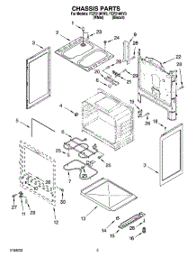03 - Chassis Parts parts for Roper Range FEP310KW3 from AppliancePartsPros.com