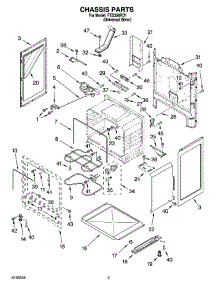 03 - Chassis Parts parts for Roper Range FES356RD1 from AppliancePartsPros.com