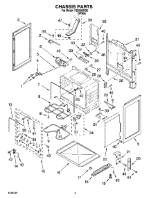 03 - Chassis Parts parts for Roper Range FES355RQ0 from AppliancePartsPros.com