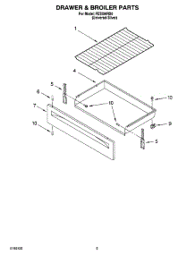 04 - Drawer & Broiler Parts parts for Roper Range FES326RD0 from AppliancePartsPros.com