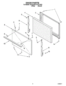 05 - Door Parts, Optional Parts (Not Included) parts for Roper Range FEP310KV2 from AppliancePartsPros.com