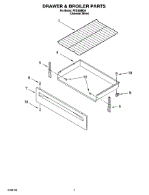 05 - Drawer & Broiler Parts, Optional Parts parts for Roper Range FES356RD0 from AppliancePartsPros.com