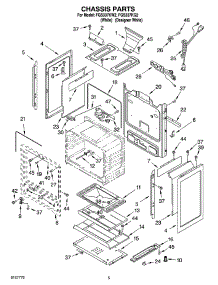 04 - Chassis Parts parts for Roper Range FGS337KW2 from AppliancePartsPros.com