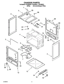 03 - Chassis Parts parts for Roper Range FEP330KN1 from AppliancePartsPros.com