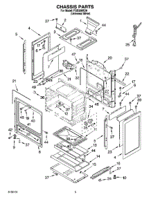 04 - Chassis Parts parts for Roper Range FGS326RD0 from AppliancePartsPros.com