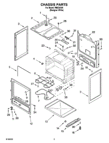 03 - Chassis Parts parts for Roper Range RME32301 from AppliancePartsPros.com