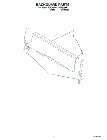 02 - Backguard Parts parts for Roper Range FGP305KN1 from AppliancePartsPros.com