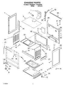 04 - Chassis Parts parts for Roper Range FGP305KN1 from AppliancePartsPros.com