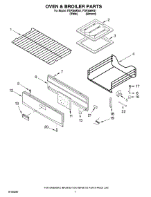 05 - Oven & Broiler Parts parts for Roper Range FGP300KN1 from AppliancePartsPros.com
