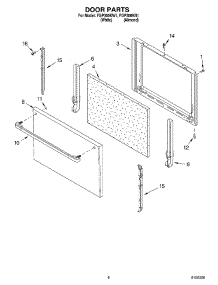 06 - Door Parts, Miscellaneous Parts parts for Roper Range FGP300KN1 from AppliancePartsPros.com