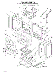 04 - Chassis parts for Roper Range FGS337KW1 from AppliancePartsPros.com