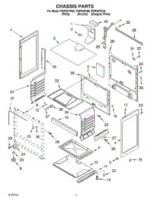 04 - Chassis parts for Roper Range FGP337KQ0 from AppliancePartsPros.com