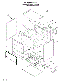 02 - Oven parts for Roper Range FGP210KQ0 from AppliancePartsPros.com