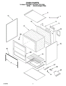 02 - Oven parts for Roper Range FGP215EN6 from AppliancePartsPros.com