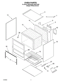 02 - Oven parts for Roper Range FGP215KQ0 from AppliancePartsPros.com