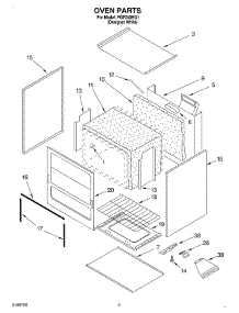 02 - Oven parts for Roper Range FGP240HQ1 from AppliancePartsPros.com