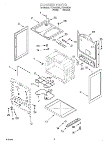 03 - Chassis parts for Roper Range FEP310KN0 from AppliancePartsPros.com