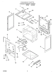 03 - Chassis parts for Roper Range FEP320KN0 from AppliancePartsPros.com