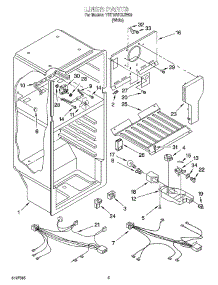 03 - Liner Parts parts for Roper Refrigerator YRT18VKXJW00 from AppliancePartsPros.com