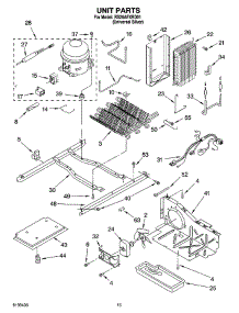 09 - Unit Parts parts for Roper Refrigerator RS25AFXRD01 from AppliancePartsPros.com