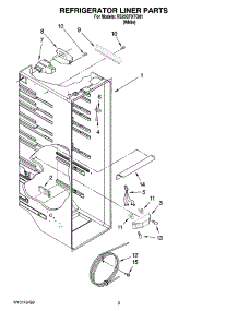 02 - Refrigerator Liner Parts parts for Roper Refrigerator RS25CFXTQ01 from AppliancePartsPros.com