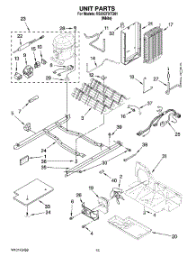 09 - Unit Parts parts for Roper Refrigerator RS25CFXTQ01 from AppliancePartsPros.com