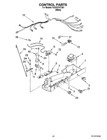 11 - Control Parts parts for Roper Refrigerator RS25CFXTQ01 from AppliancePartsPros.com