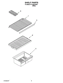 05 - Shelf Parts, Optional Parts (Not Included) parts for Roper Refrigerator RT12VKXKQ03 from AppliancePartsPros.com