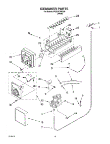 12 - Icemaker Parts, Parts Not Illustrated parts for Roper Refrigerator RS25AFXMQ00 from AppliancePartsPros.com