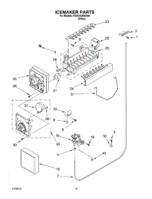 12 - Icemaker Parts, Parts Not Illustrated parts for Roper Refrigerator RS22AQXMQ00 from AppliancePartsPros.com