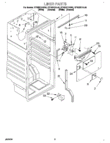 02 - Liner parts for Roper Refrigerator RT12DKXAW00 from AppliancePartsPros.com