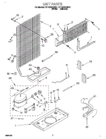 04 - Unit parts for Roper Refrigerator RT14DMXDN01 from AppliancePartsPros.com