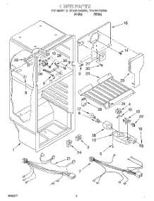 03 - Liner, Lit / Optional parts for Roper Refrigerator RT14WKYGW02 from AppliancePartsPros.com