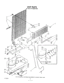 07 - Unit parts for Roper Refrigerator RT18BMXVW00 from AppliancePartsPros.com