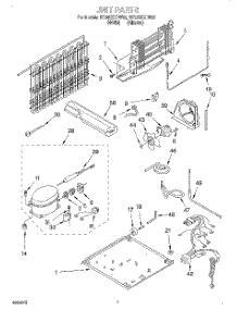 04 - Unit parts for Roper Refrigerator RT20DKXDW02 from AppliancePartsPros.com