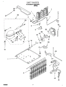 04 - Unit parts for Roper Refrigerator RT18EKREW01 from AppliancePartsPros.com